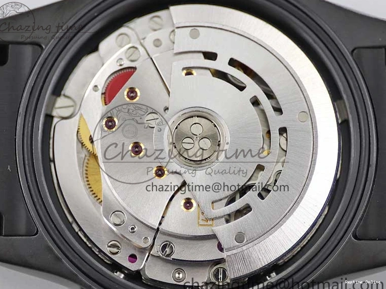 0223 Daytona All Black PVD TWF Best Edition Purple Diamonds Bezel Black Dial on PVD Bracelet SA Lightweight 2446